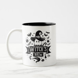 Taza Bicolor Brew de bruja- Halloween