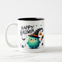Taza Bicolor Brew de bruja- Halloween