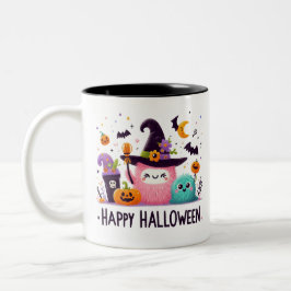 Taza Bicolor Brew de bruja- Halloween