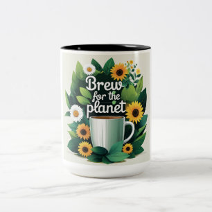 Taza Bicolor Brew for the Planet Mug