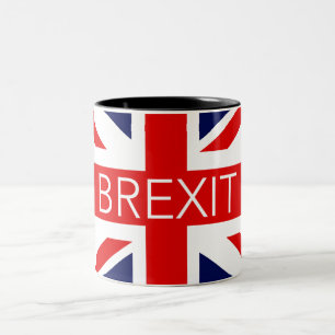TAZA BICOLOR BREXIT UNION JACK - IMAGEN DE ALTA CALIDAD