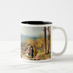 Taza Bicolor Brezo de Hampstead que mira hacia la grada, 1821