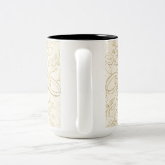 Taza Bicolor Bride Groom Gift | Watercolor Sage Green Botanical