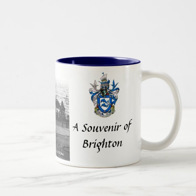Taza Bicolor Brighton Souvenir Mug (Derecha)