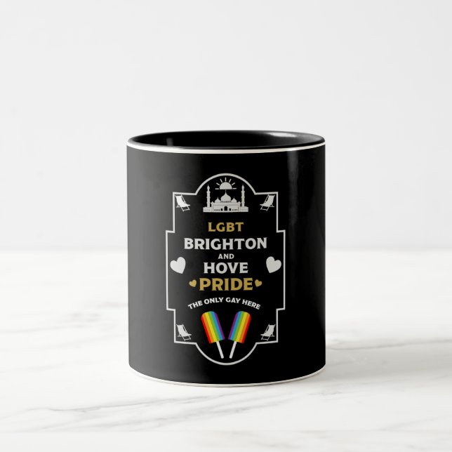 Taza Bicolor Brighton y Hove Pride (Centro)