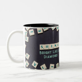 Taza Bicolor Brilla Brillante Como Un Diamante - Mug