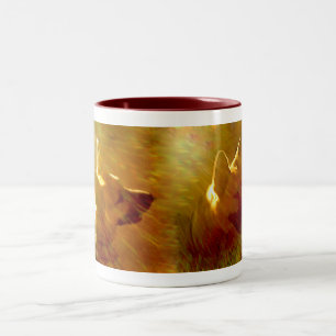Taza Bicolor Brilla Sobre Mi Pastor Alemán