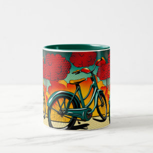 Taza Bicolor Brilliance de la bicicleta