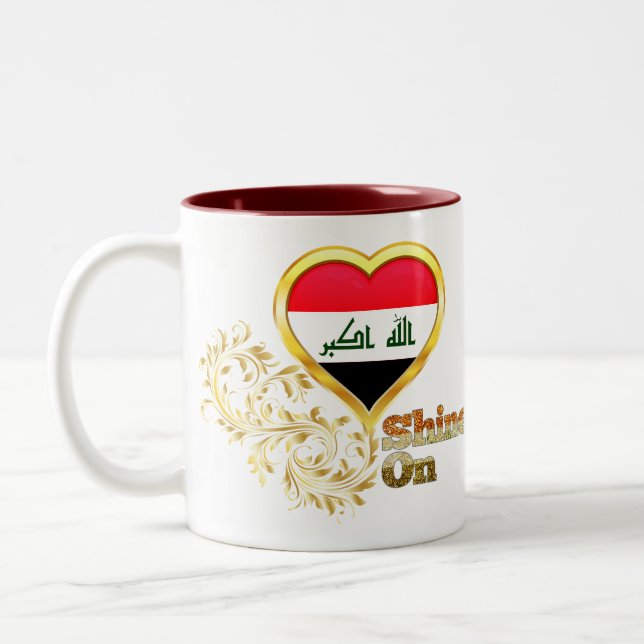 Taza Bicolor Brillo en Iraq (Izquierda)