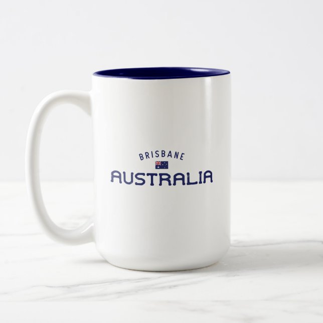 Taza Bicolor Brisbane Australia con problemas (Izquierda)