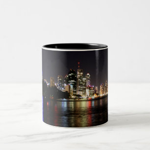 Taza Bicolor Brisbane en la noche