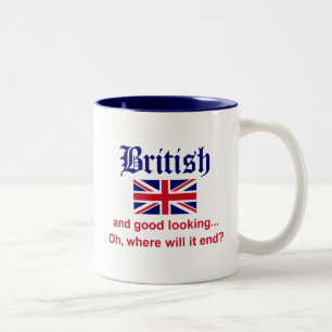 Taza Bicolor Británicos apuestos