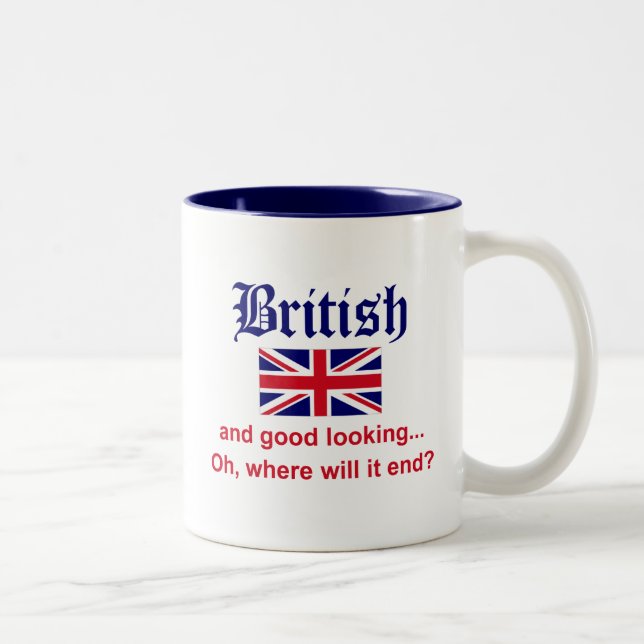 Taza Bicolor Británicos apuestos (Derecha)