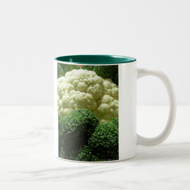 Taza Bicolor Broccoli y coliflor (Derecha)