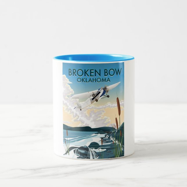 Taza Bicolor Broken Bow Oklahoma (Centro)