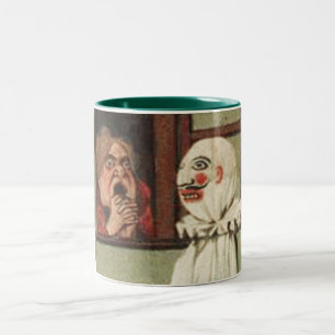 Taza Bicolor Bromistas de Halloween de época