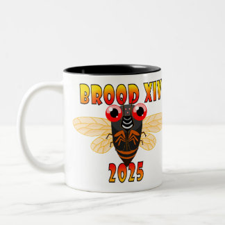 Taza Bicolor Brood XIV Cicada Mug