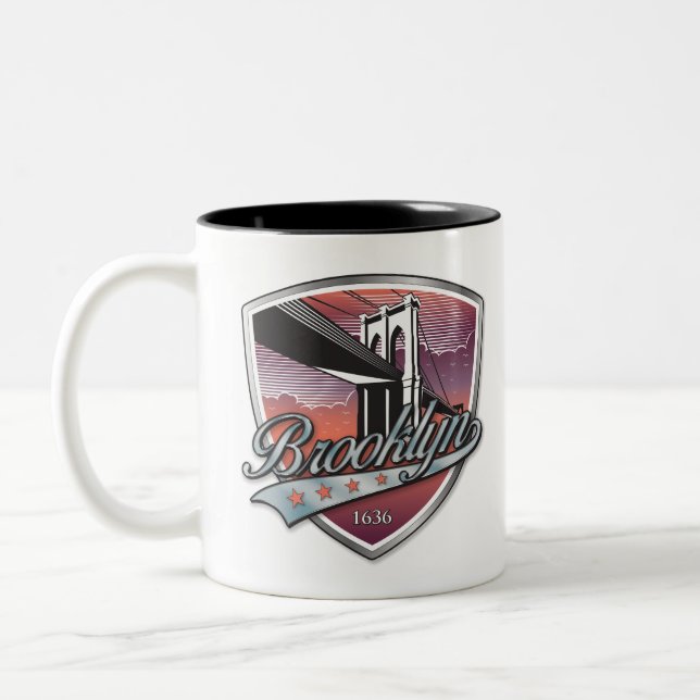 Taza Bicolor Brooklyn Design Silver (Izquierda)