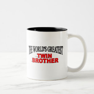 Taza Bicolor Brother gemelo más grande del mundo