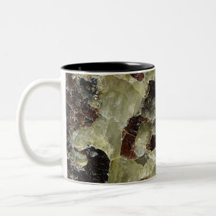 Taza Bicolor Brown Marbble Quartz
