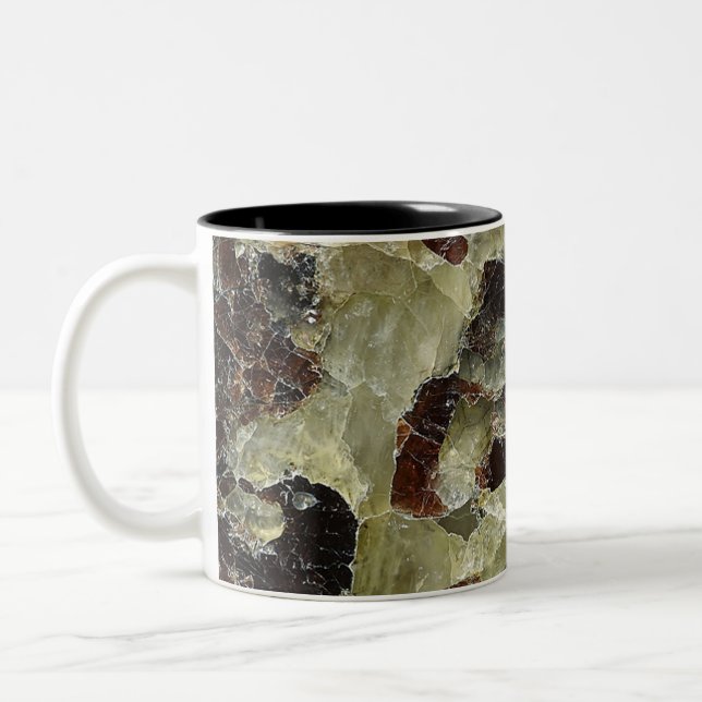 Taza Bicolor Brown Marbble Quartz (Izquierda)