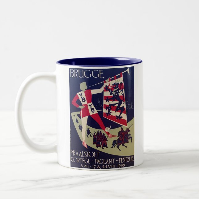 TAZA BICOLOR BRUGGE (Izquierda)