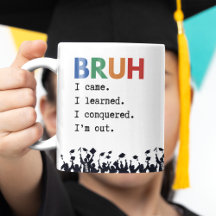 Bruh Graduación divertida personalizada