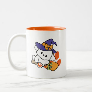 Taza Bicolor Bruja atractiva en entrenamiento - Perro de Hallow