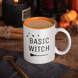 Taza Bicolor Bruja básica moderna Halloween