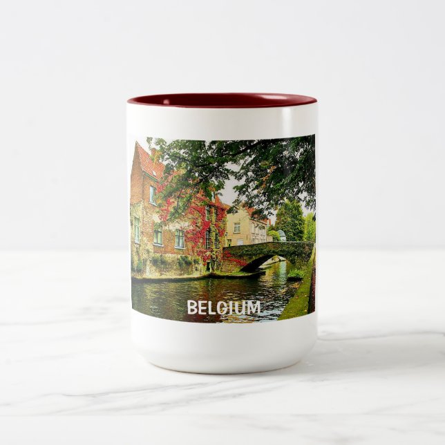 TAZA BICOLOR BRUJAS, BÉLGICA (Centro)