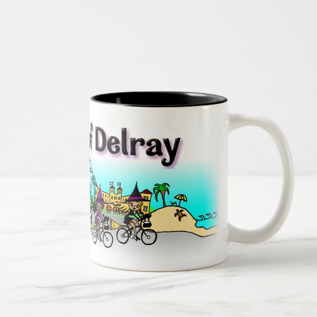 Taza Bicolor Brujas de Delray Mug (Derecha)