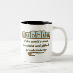 Taza Bicolor Bubbie de nietos dotados
