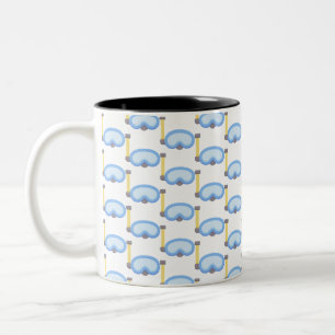 Taza Bicolor Buceador Scuba