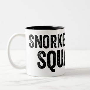 Taza Bicolor buceo de esnórquel océano Mug