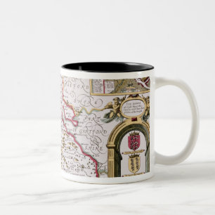 Taza Bicolor Buckinghamshire, grabado por Jodocus
