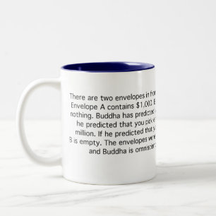 Taza Bicolor Buda sabe su futuro
