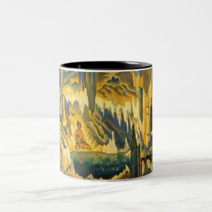 Taza Bicolor Buddha the Winner (Arte Budista) (de Roerich)