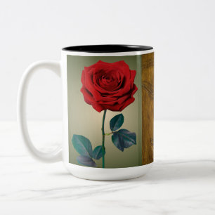 Taza Bicolor BuddhaToday #3 Zen Mug - Rosa de Buda