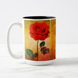 Taza Bicolor BuddhaToday V1 #9 Zen Mug - Rosa Buda (1974)