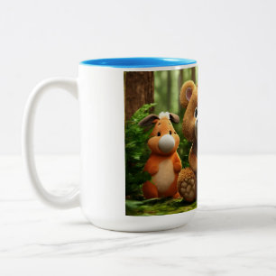 Taza Bicolor Budistas insignificantes: Mug ardilla