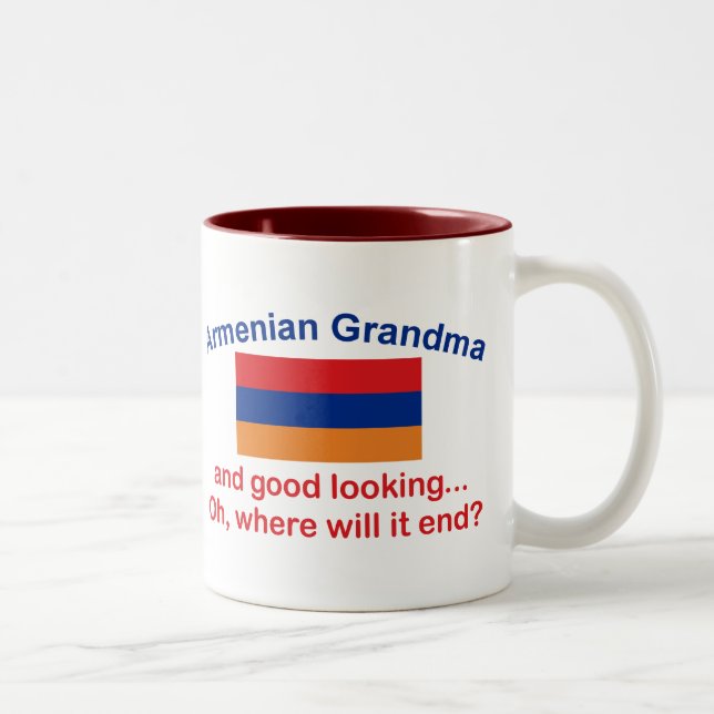 Taza Bicolor Buena abuela del armenio de Lkg (Derecha)