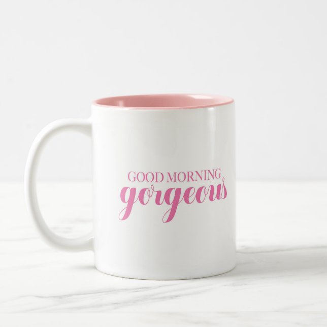 Taza Bicolor Buena mañana magnífica (Izquierda)
