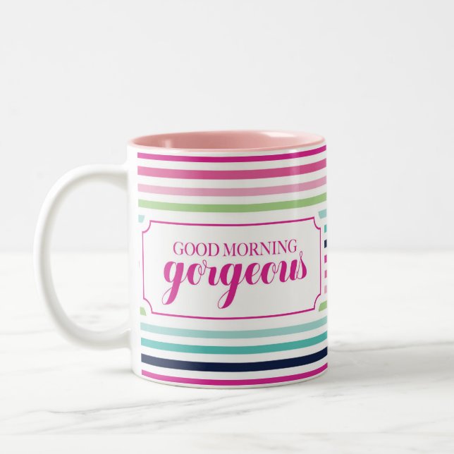 Taza Bicolor Buena mañana magnífica (Izquierda)