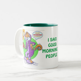 Taza Bicolor Buenos Días Gente