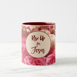 Taza Bicolor Buenos días; levántate por la cita de Jesús