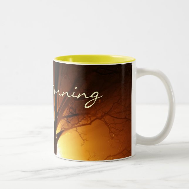 Taza Bicolor Buenos días Mug (Derecha)