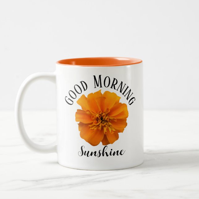 Taza Bicolor Buenos días Sunshine Marigold (Izquierda)
