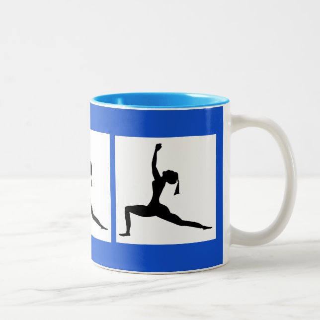 Taza Bicolor Buenos días Yoga (Derecha)