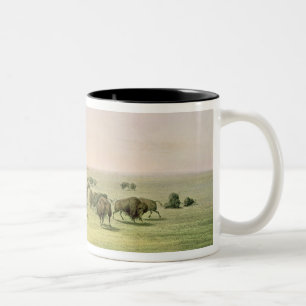 Taza Bicolor Búfalo de la caza camuflado