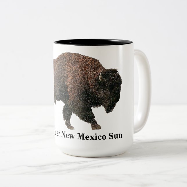 Taza Bicolor Búfalo norteamericano (Anverso derecho)